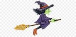 Witch png download - 600*436 - Free Transparent Watercolor p